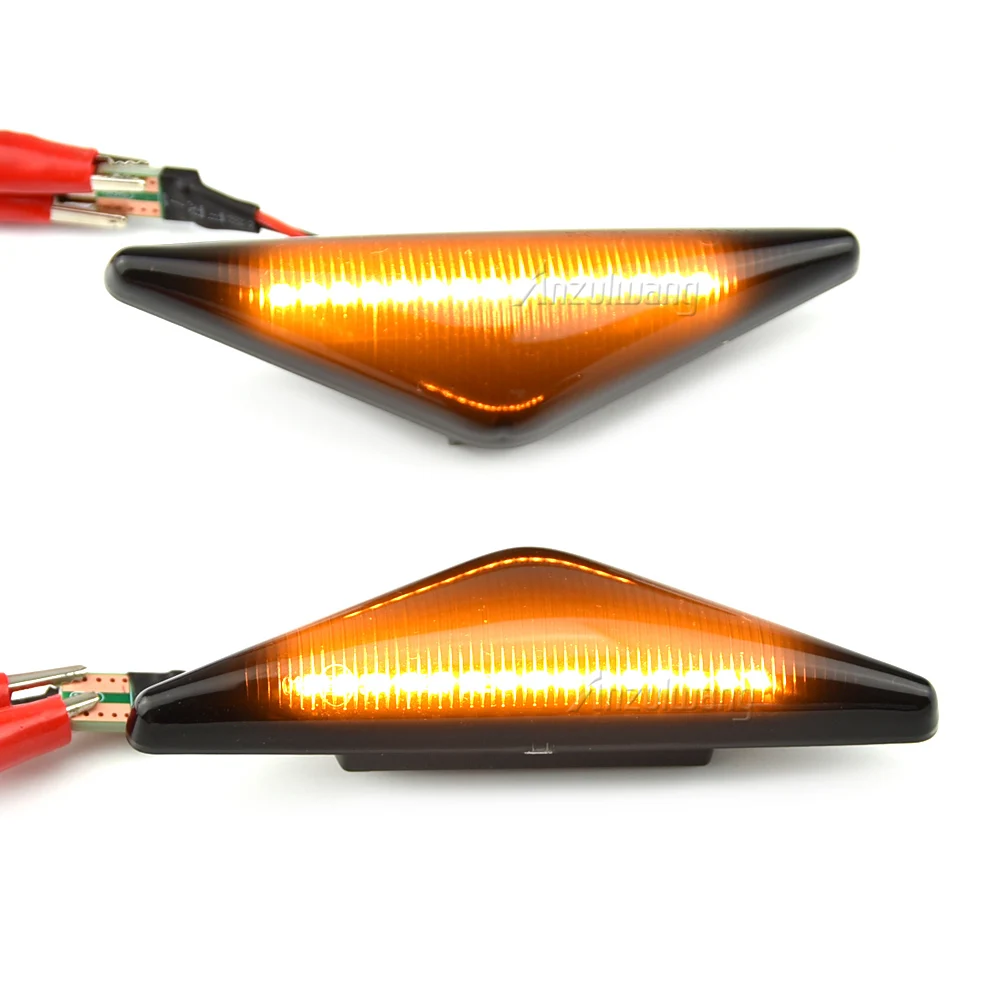 Teka Pusėje Kartotuvas Šviesos diodų (LED) Dynamic Šoniniai Gabaritiniai Posūkio Signalo Žibintai Indikatorius, Indikatorių Lempa Ford MONDEO 3 MK3 FOCUS 1 MK1 2