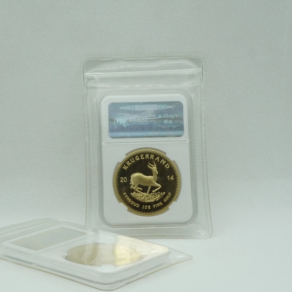Gold Plated Kruger South Africa's First Presidential Commemorative Coin Art Collection Non-Currency Coins with PCCB Case 2