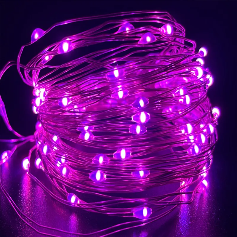 Pasakų Žibintai Vario Viela, LED String Žibintai, Baterija Kalėdinė Girlianda, Patalpų Miegamųjų Namo Vestuvių naujieji Metai Apdaila 2