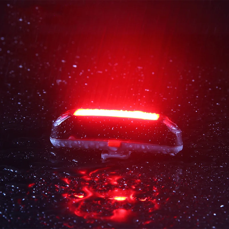 ROCKBROS Dviračio Žibintas atsparus Vandeniui Dviratį užpakalinis žibintas LED USB Įkraunama Saugos Atgal Šviesos Jojimo Įspėjimo Dviračių Galinis Žibintas Priekinis 2