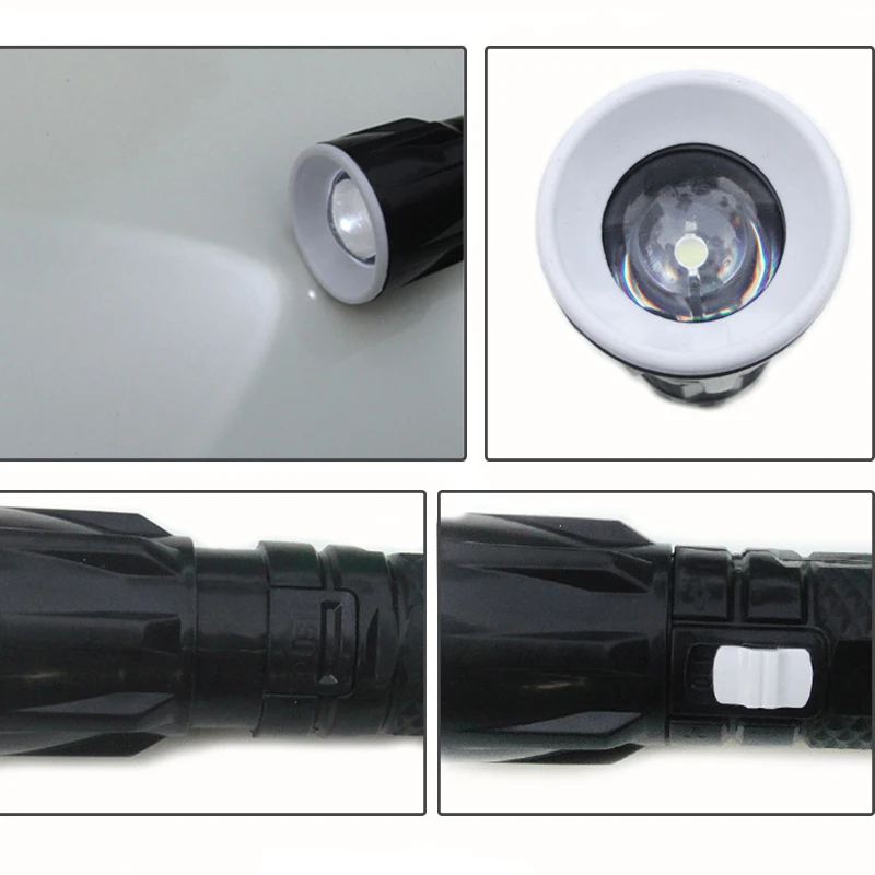 Plastikiniai Mini Ištraukiama Zoom Žibintas Mažas Žibintuvėlis LED Sukasi Tamsos Lauko Jojimo Žibintuvėlis Kempingas šviesos TXTB1 2