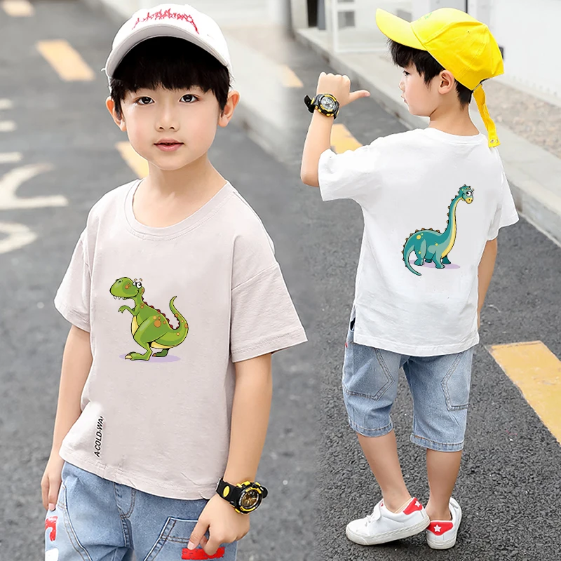Animacinių filmų Ponis Vienaragis Dinozaurų Geležies Pleistrai Šilumos Perdavimo Juostele ant Drabužių, Berniukas, Mergaitė, T-shirt 