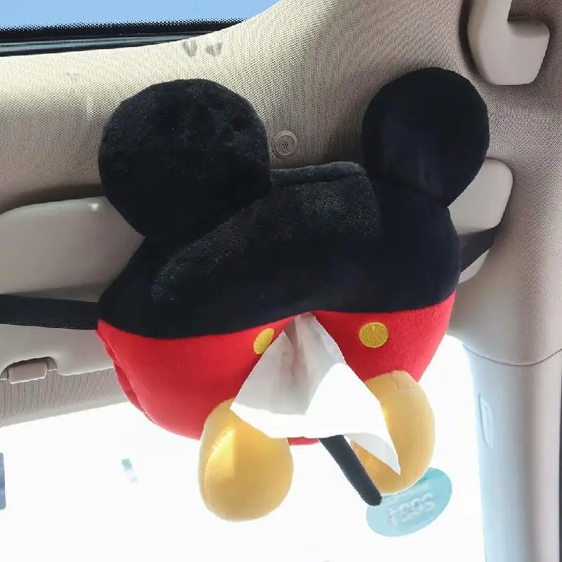 Disney Mickey Minnie Mouse Automobilių Audinių Langelį Pliušiniai Žaislai Animacinių Filmų Minkštas Is Popieriaus Nupiešti Lėlės Pagalvė Pagalvėlės Pečių Padengti Dovanos 2