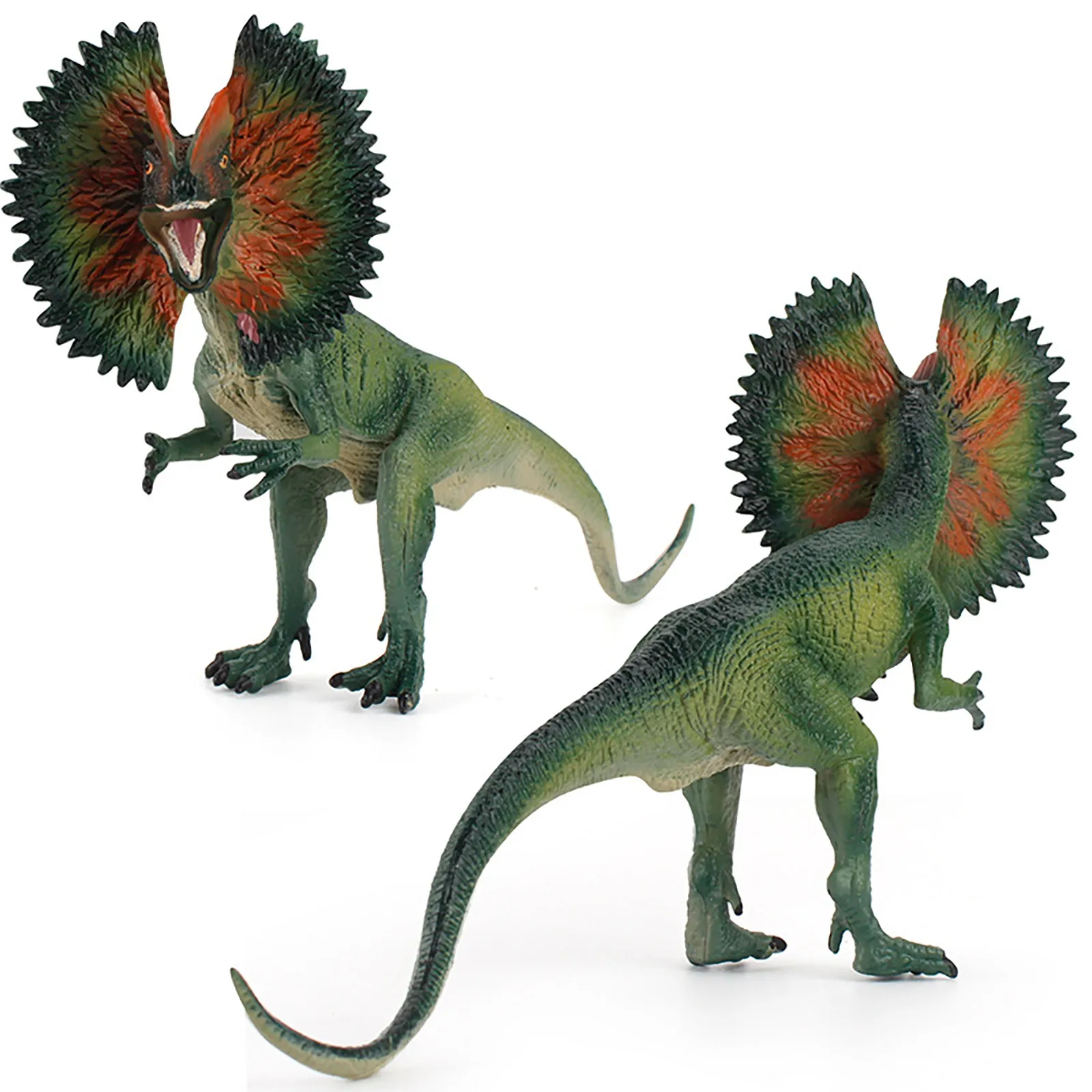 Realus Dinozaurų Modelis Tikroviška Dilophosaurus Dinozaurai Pav Playset Dovana Vaikams Modeliavimas Dinozaurai Gyvūnų Žaislas #2021 2