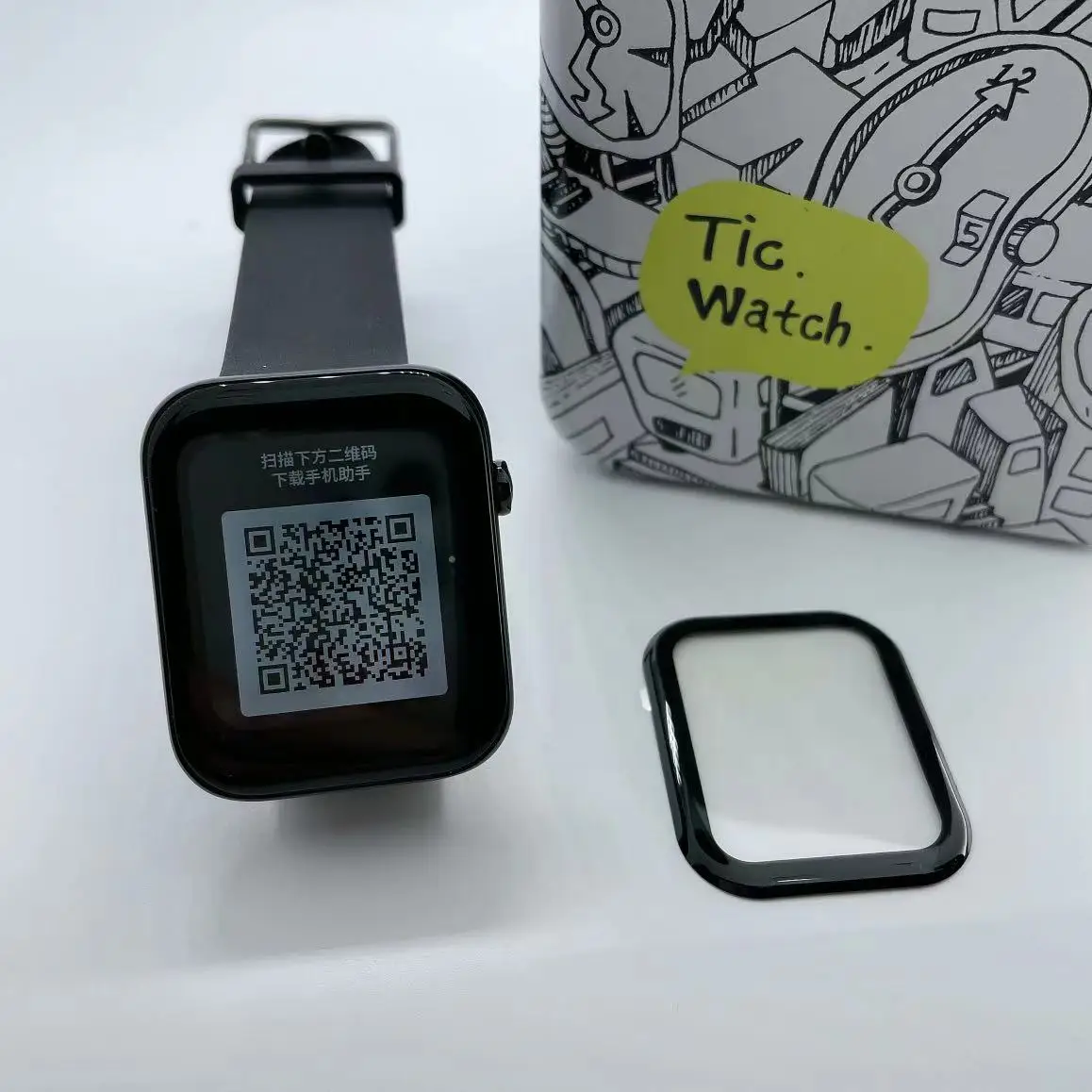 Naujas 3D Full Krašto Minkšta Apsaugine Plėvele Padengti Apsaugos Ticwatch GTH Smartwatch Ekrano apsaugos Ticwatch GTH smart žiūrėti 2