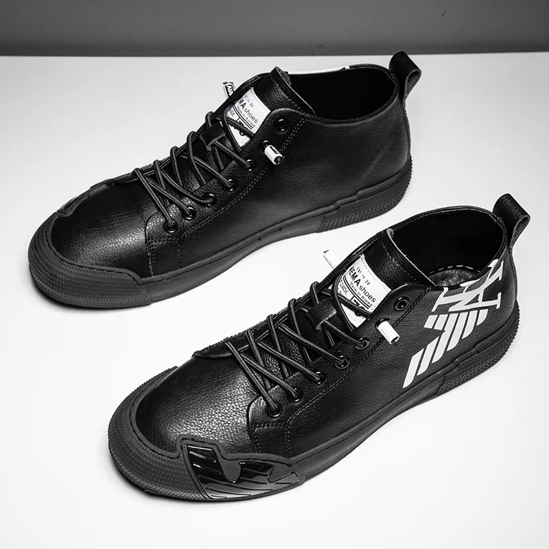 Nauji vyriški batai mados atsitiktinis batų mados plius aksomo vyrų vulkanizuoto avalynė, vyriški sportiniai batai suvarstomi vyriški aukštos viršų batai 2