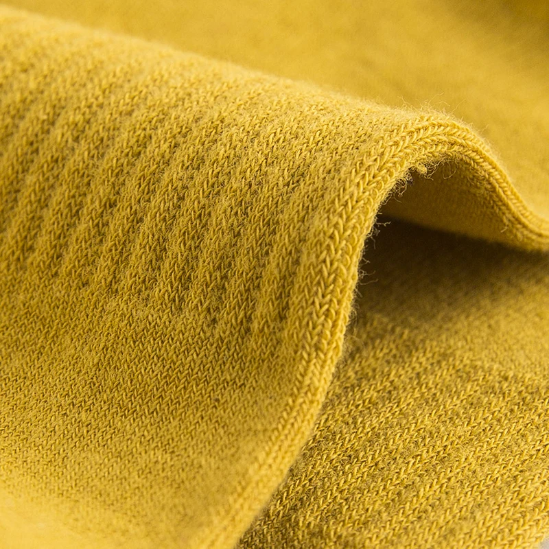 Madinga medvilnės kojinės sporto kvėpuojantis briaunoti megzti kojines vientisos spalvos 9 rūšių 4 sezonus vyrų ir moterų kojinės 2