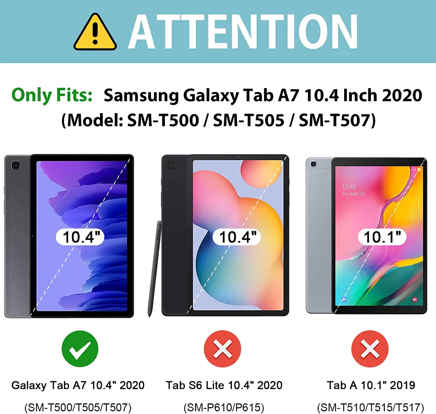 2020 Naujas Tablet Case for Samsung Galaxy Tab A7 10.4 colių 2020 m/SM-T500/T505/T507 Apversti PU Odos Smart Cover Stovėti P610 T290 2