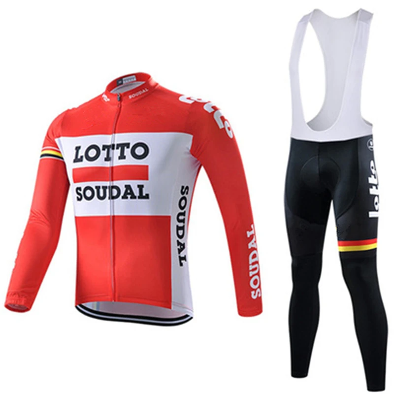 2020 ilgomis rankovėmis LOTTO JUMBO Dviračių KOMANDA džersis sporto dviračiu Kelnes MTB Ropa Ciclismo Quickdry Maillot Culotte Drabužiai 2