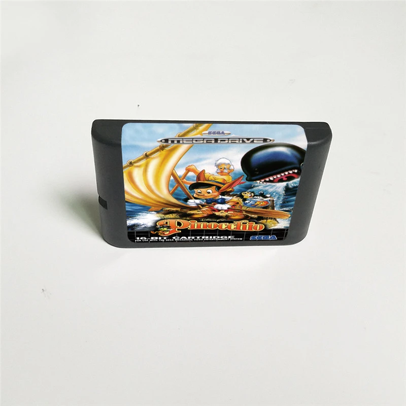 Pinocchioed - EUR Dangtelis Su Mažmeninės Langelyje 16 Bitų MD Žaidimas Kortelę Megadrive Genesis Vaizdo Žaidimų Konsolės 2