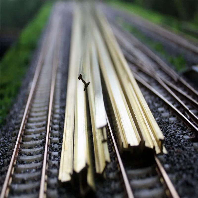 50cm G Masto Modelis Traukinio Metalo Bėgiai, Traukinių Maketas Diorama Geležinkelio Statybos Materails 2
