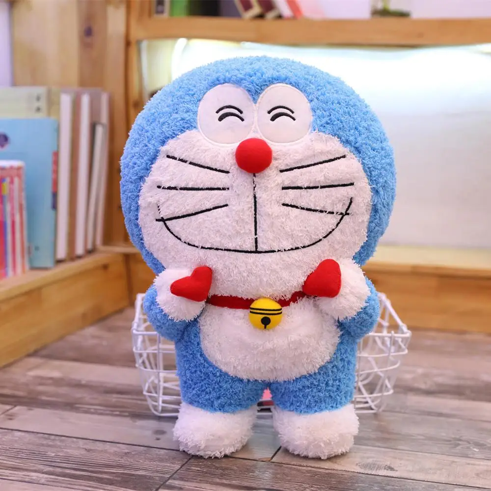 45/60cm Naujų Anime Stand By Me Doraemon Pliušiniai Žaislai, Minkšti Cute Kačių, Lėlės Aukštos Kokybės iškamša Pagalvę Vaikams Mergaitėms Dovanų 2