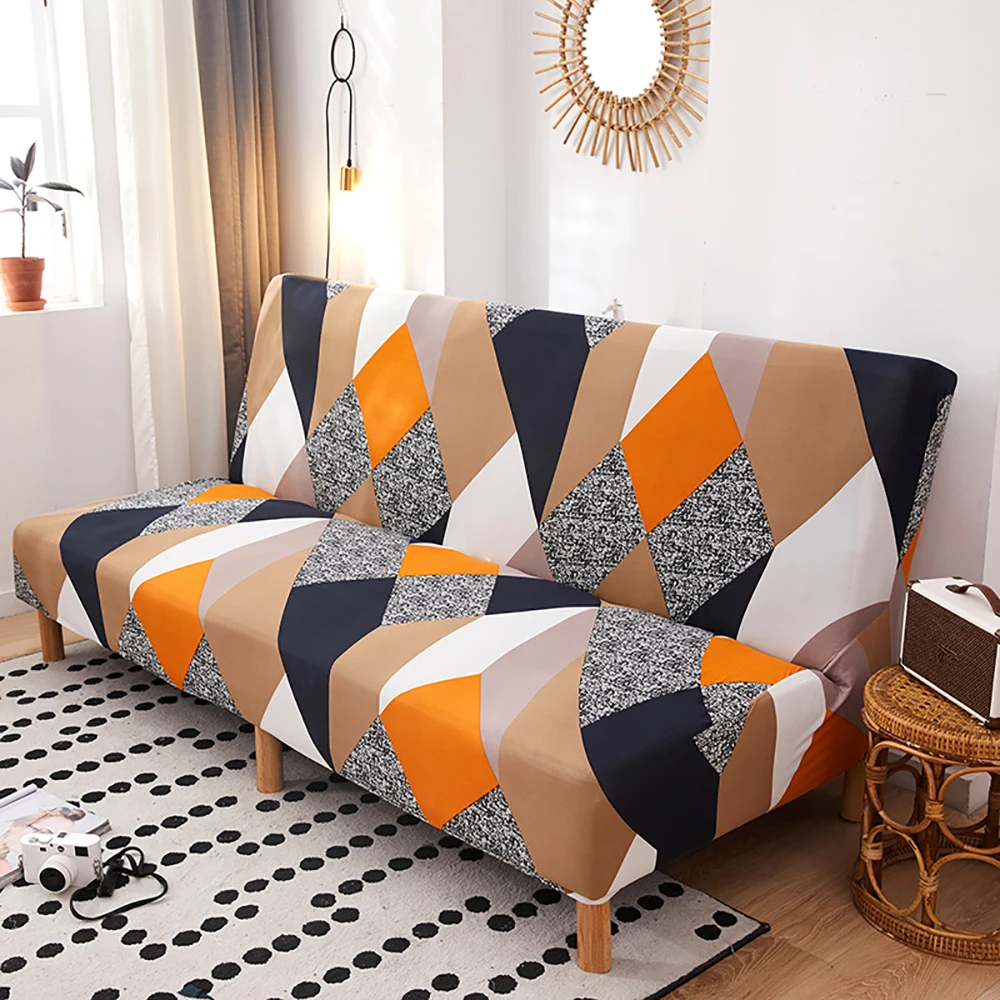 Airldianer geometrinis spausdinimo, lankstymo, sofa-lova padengti sofa apima spandex stretchdouble sofos sėdynės padengti užvalkalai už kambarį 2