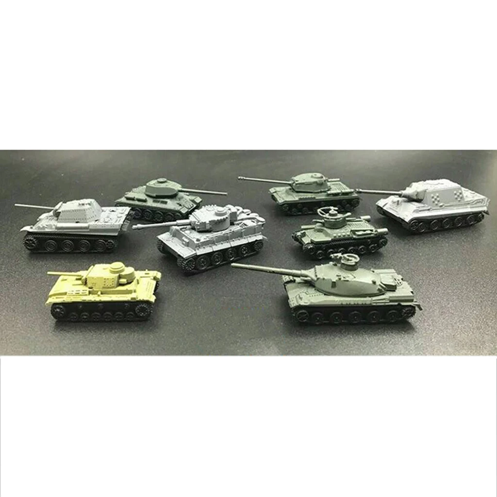 1:144 4D Bakas Modelis Ginkluotųjų Pajėgų Sunkusis Tankas Žaislas 