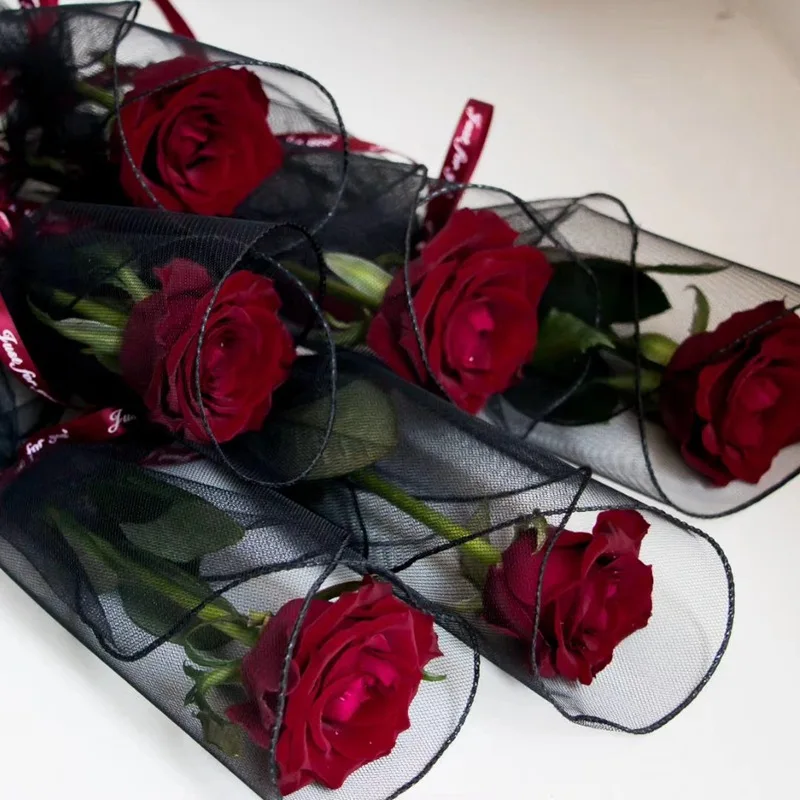 Valentino Dieną, Prabangių Gėlių Vyniojimo Tinklinio Floristas Parduotuvė Vyniojimo Medžiagų Gėlių Puokštė Vyniojimo Akių Vestuvių Dekoravimas 2