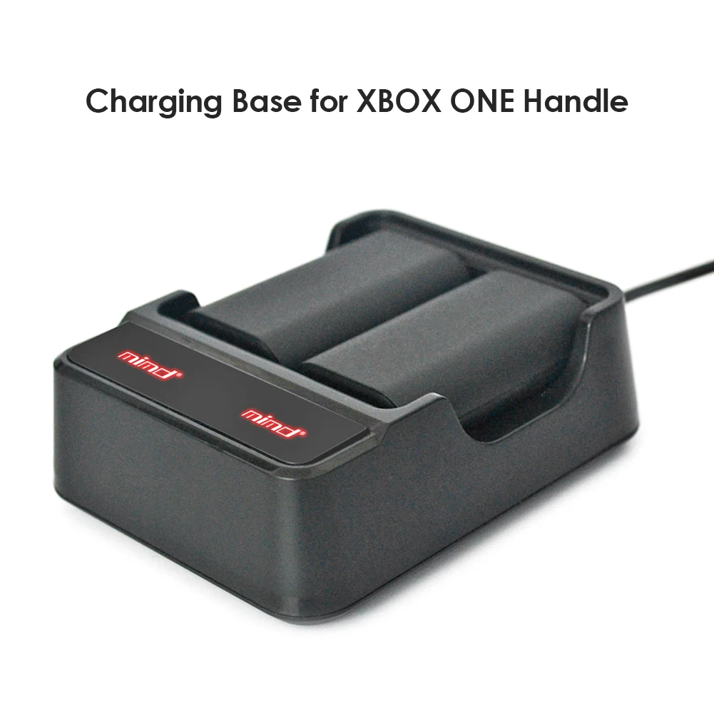 2vnt MIMD xboxone Baterijos Įkraunamos Baterijos + Kroviklis + USB Kabelis, skirtas Xbox Vienas Belaidis Valdiklis Turėtojas Baterija 2