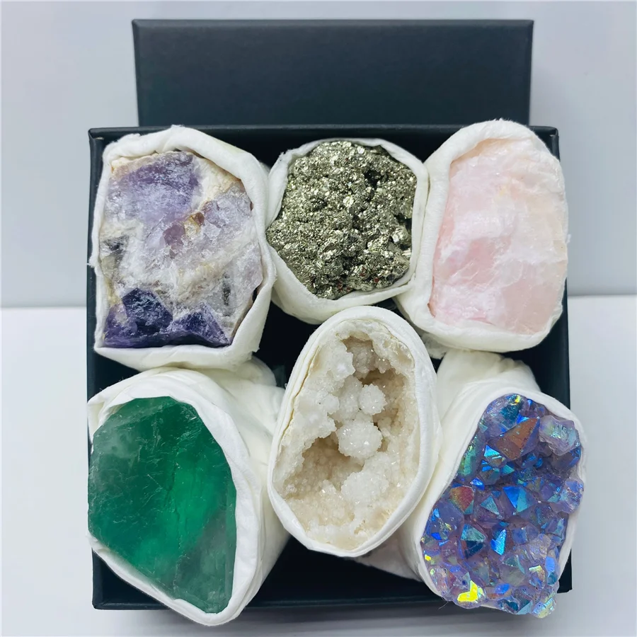 Natūralių Žaliavų Mišinio Grubus Mineralinių Kristalų Akmuo Kvarcas Brangakmenio Pavyzdį Energijos Gijimas Rock 3