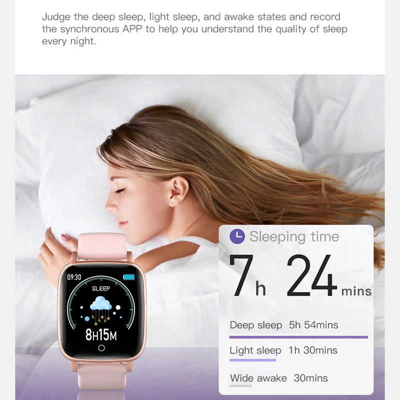 2021 Naujas Smart Žiūrėti Moterims, Vyrams, Vandeniui Aktyvumo Seklys Miego Širdies ritmo Monitorius Sporto Ponios Smartwatch tinka Xiaomi 3