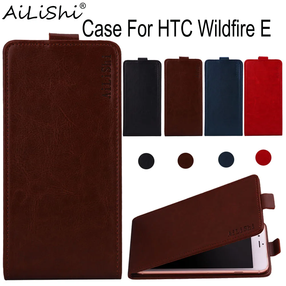 AiLiShi Atveju HTC Wildfire E Prabanga Apversti Aukščiausios Kokybės PU Oda Atveju HTC Išskirtinės Telefono Apsauginis Dangtelis Oda+Stebėjimą 3