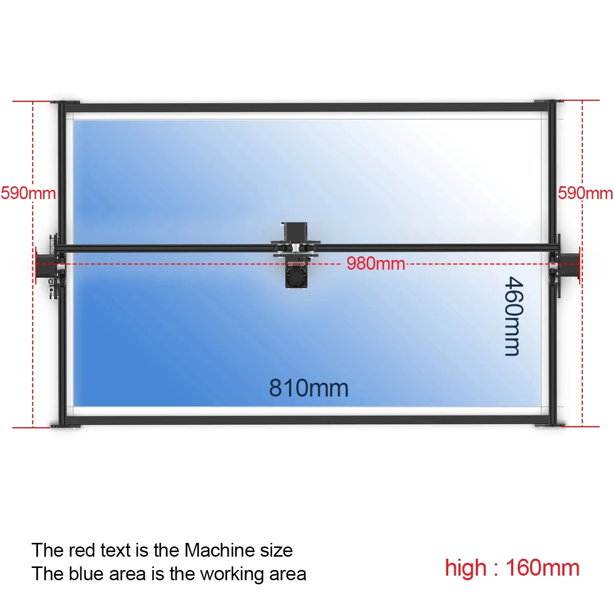 NEJE Max 80W Didelės Spartos Lazerinis Graviravimas Mašina Lightburn App Kontrolės Lazerio Pjovimo CNC Graveris Medžiagos-Mediena/Metalas/Oda 3