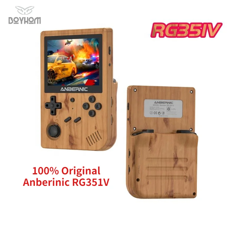 ANBERNIC Naujas RG351V Šviesą grąžinantys Žaidimai Built-in 16G RK3326 Atviro kodo 3.5 COLIŲ 640*480 delninis žaidimų konsolės Emuliatorius Skirtas PS1 vaikas Dovana 3
