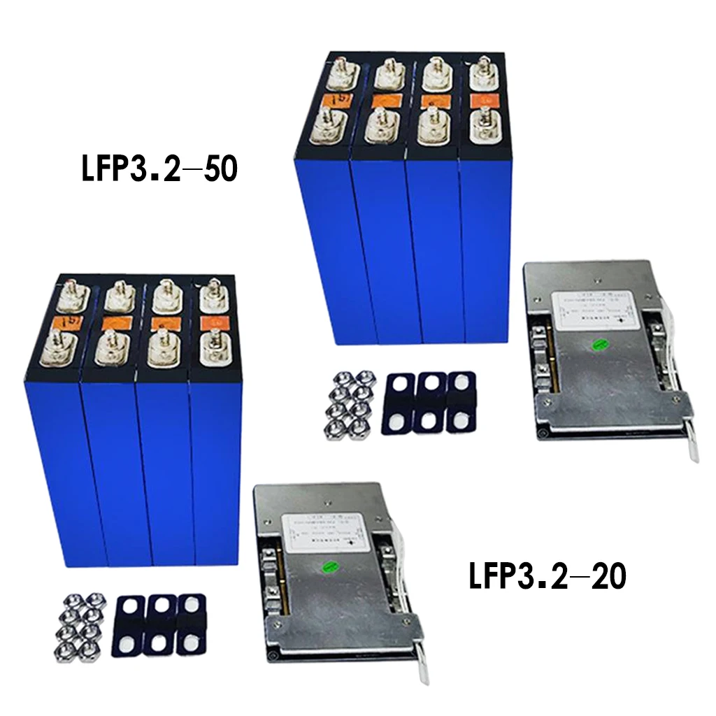Saulės Elementų Ličio Geležies Fosfato 3.2 V LiFePO4 Baterija ( 1 vnt）, Lengvas, Baterija RV Motociklo EV 3