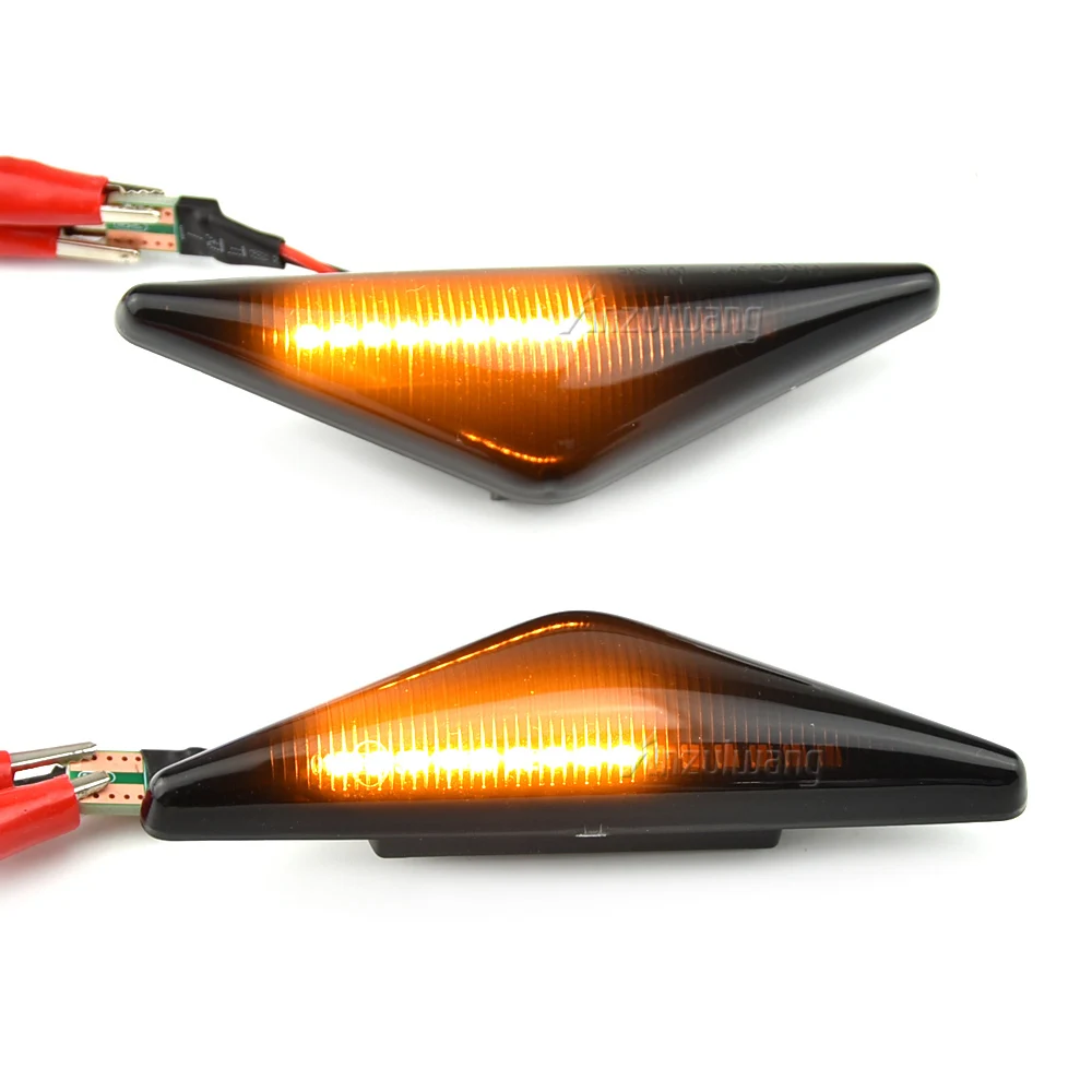 Teka Pusėje Kartotuvas Šviesos diodų (LED) Dynamic Šoniniai Gabaritiniai Posūkio Signalo Žibintai Indikatorius, Indikatorių Lempa Ford MONDEO 3 MK3 FOCUS 1 MK1 3