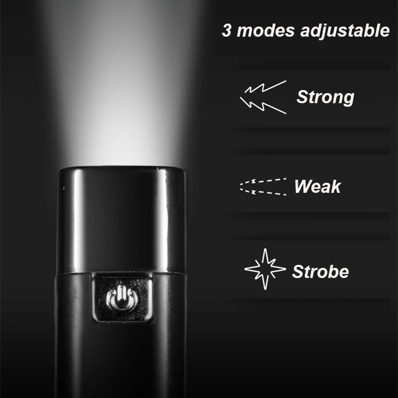 Super Ryškus LED Žibintuvėlis USB Įkrovimo 18650 Akumuliatoriaus Led Žibintuvėlis už Naktį Jojimo Kempingas Medžioklės & Patalpų Blykstė 3