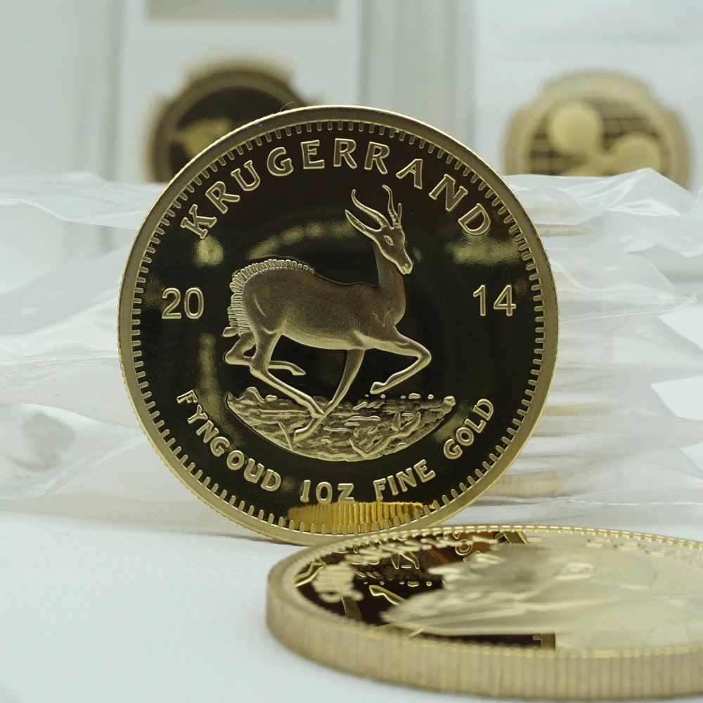 Gold Plated Kruger South Africa's First Presidential Commemorative Coin Art Collection Non-Currency Coins with PCCB Case 3
