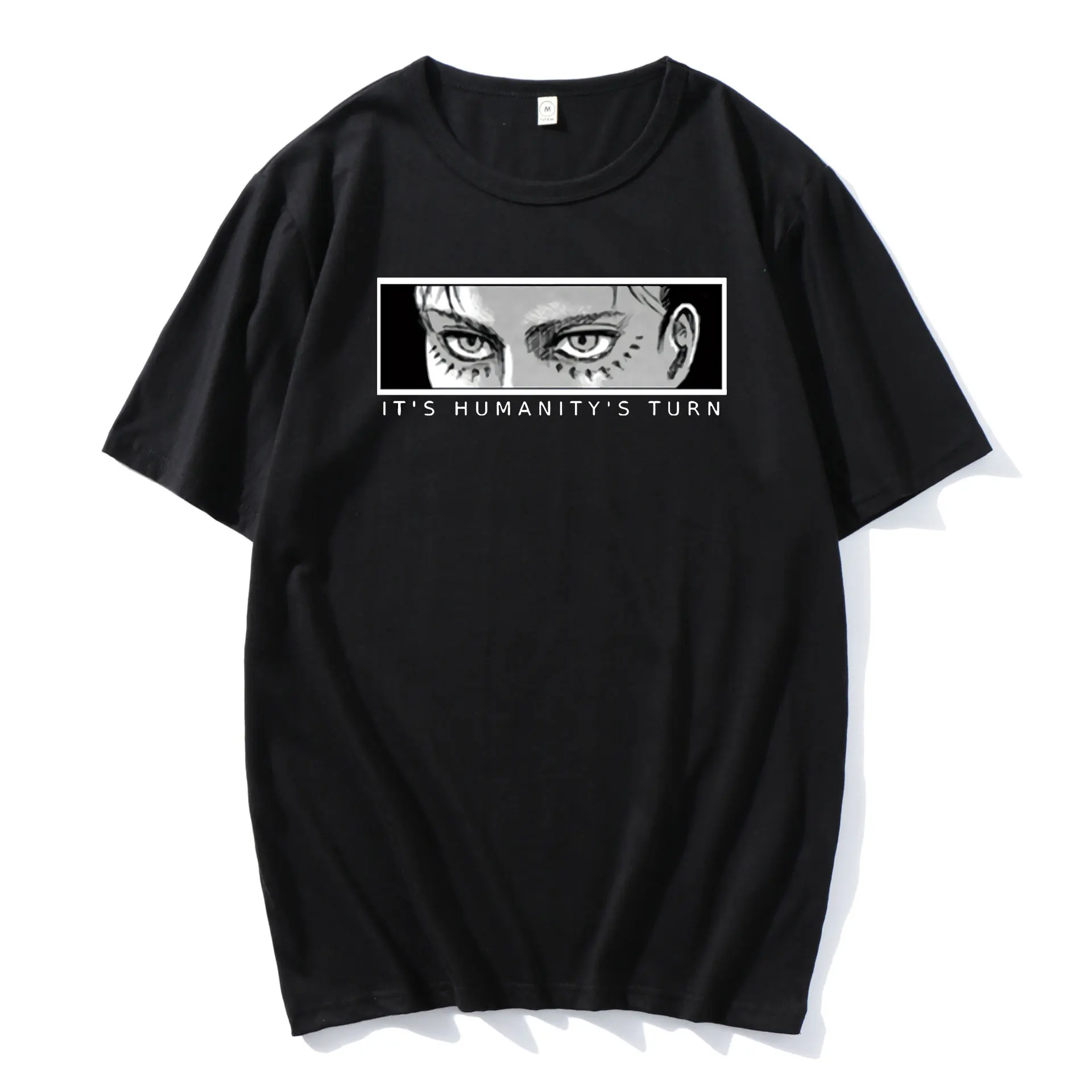 Puola Milžinišką T-marškiniai, trumparankoviai Nemokamai Sparnus Tyrėjas Akis T-shirt Anime Aplinkinių Mikasa Allen Drabužius Anime T-shirt 3
