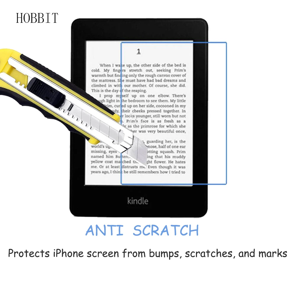 3PCS HD Aišku, 5H Anti-Scratch Apsauginės Plėvelės Amazon Kindle Paperwhite Pin Tablet Screen Protector Sprogimų PET Plėvelė 3