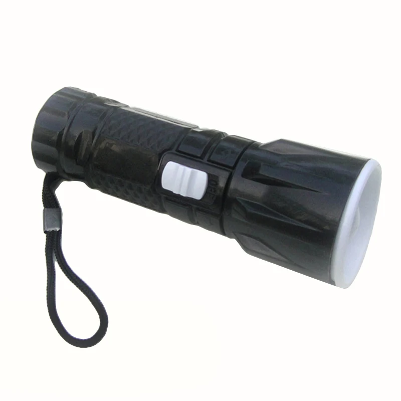 Plastikiniai Mini Ištraukiama Zoom Žibintas Mažas Žibintuvėlis LED Sukasi Tamsos Lauko Jojimo Žibintuvėlis Kempingas šviesos TXTB1 3