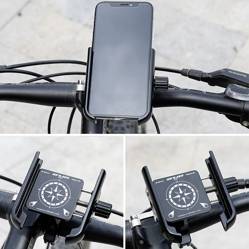 HSSEE 2021 Dviračių telefono turėtojas sutirštės aliuminio lydinio, 360°besisukantis dviratį telefono turėtojas kelių dviratį MTB motociklo telefono turėtojas 3