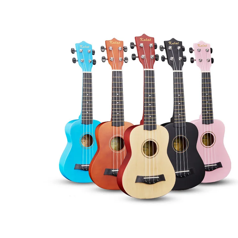 21 Colio Liepų Ukulėle Akustinių Mini Gitaros Muzikos Instrumentas Pradedantiesiems Vaikas Starteris Muzikinio Ugdymo Vaikų Dovanų 3