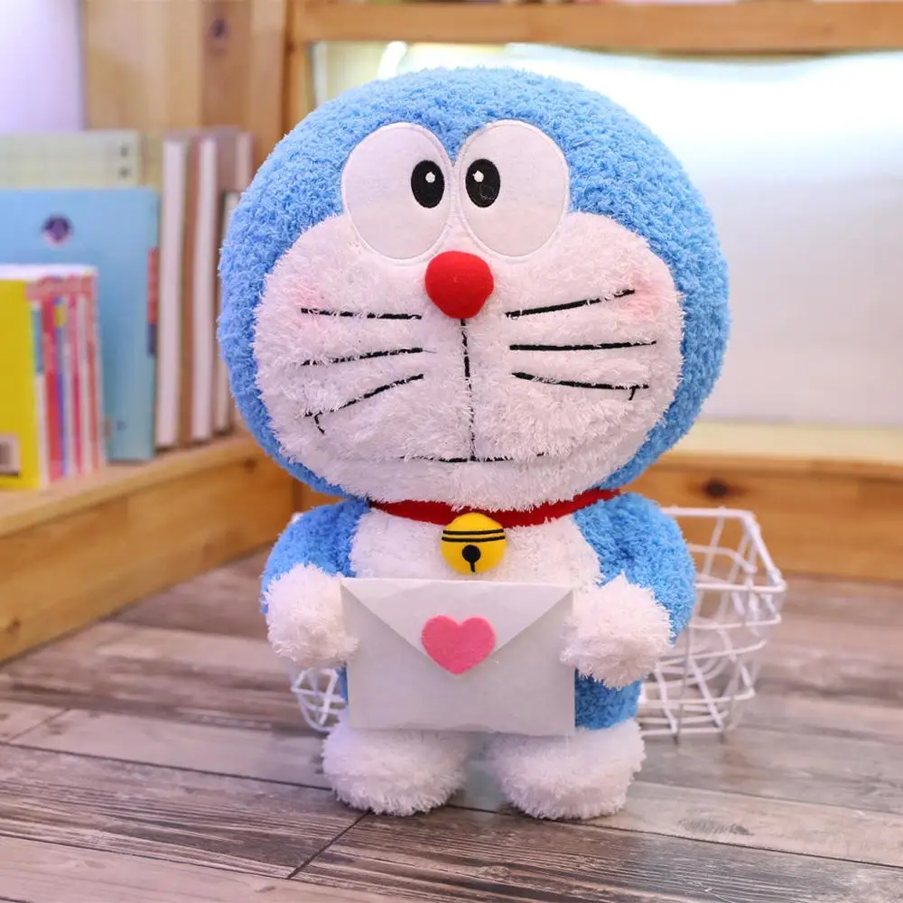 45/60cm Naujų Anime Stand By Me Doraemon Pliušiniai Žaislai, Minkšti Cute Kačių, Lėlės Aukštos Kokybės iškamša Pagalvę Vaikams Mergaitėms Dovanų 3