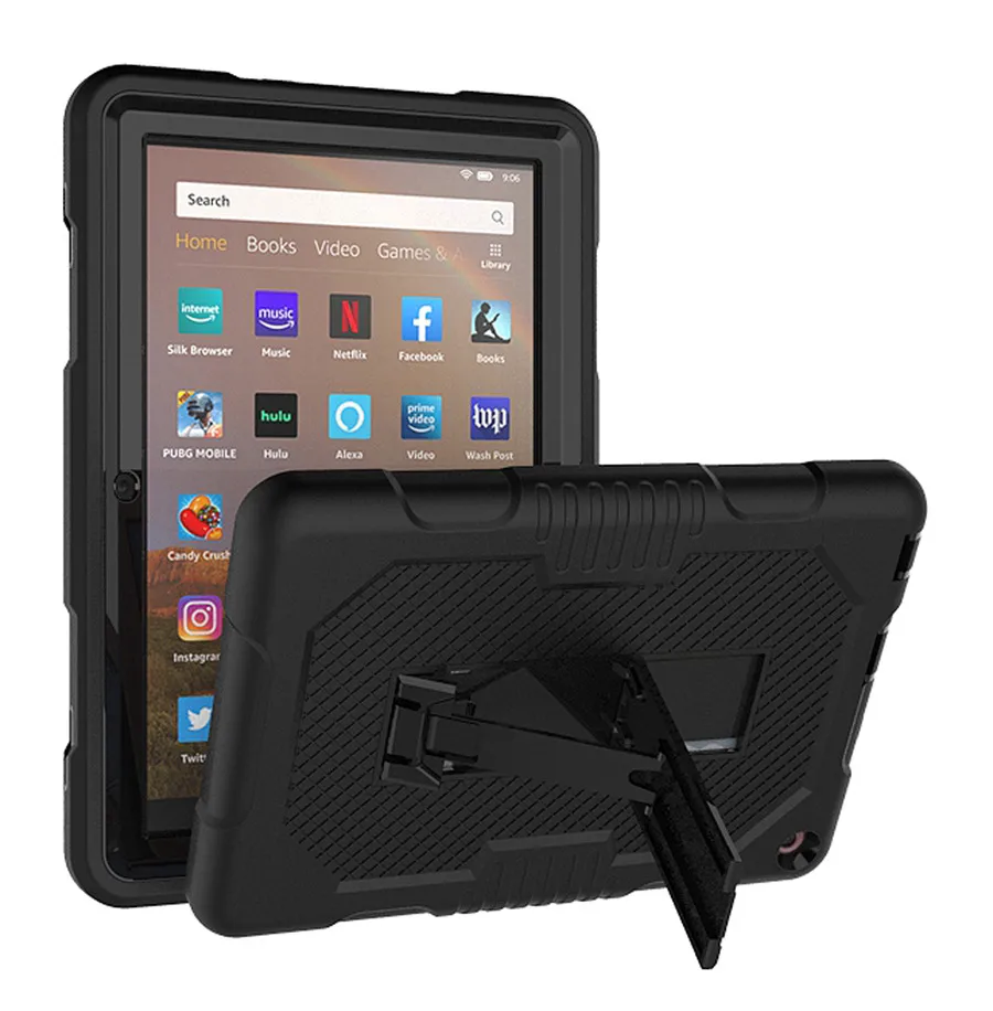 Amazon Fire HD 8 2020 Funda Vaikai Saugiai Sunkiųjų Silikono Hard Cover for Kindle Fire 