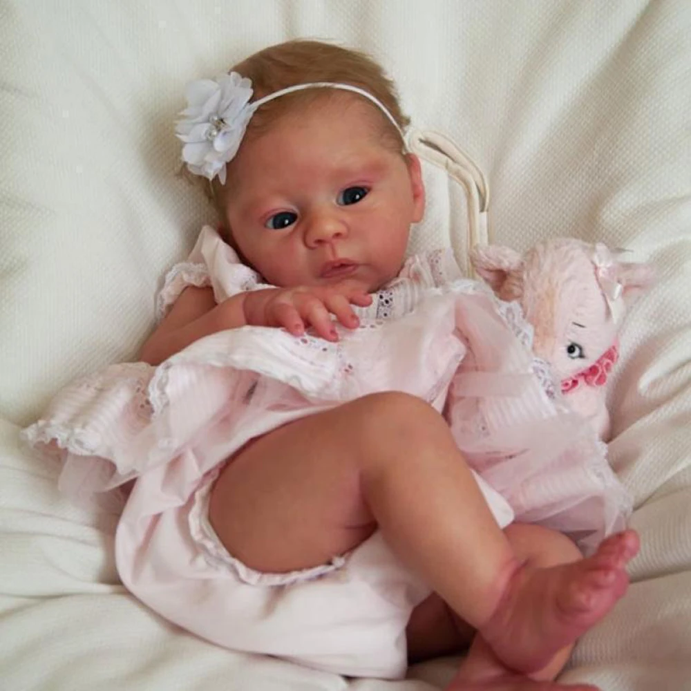 HoomaiReborn Baby Doll 20 Cm Tikroviška Naujagimiui Vinilo Unpainted Nebaigtų Lėlės Dalys 