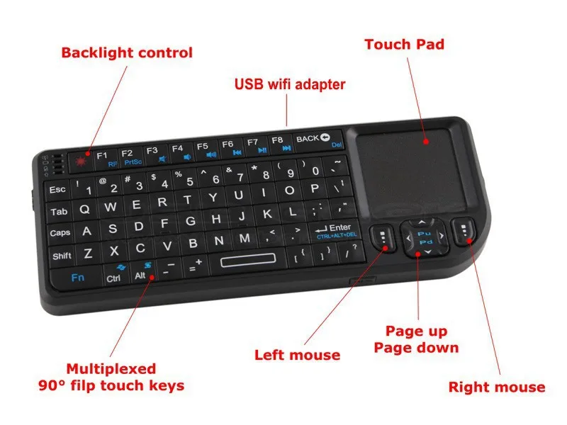 2.4 G Wireless Keyboard 