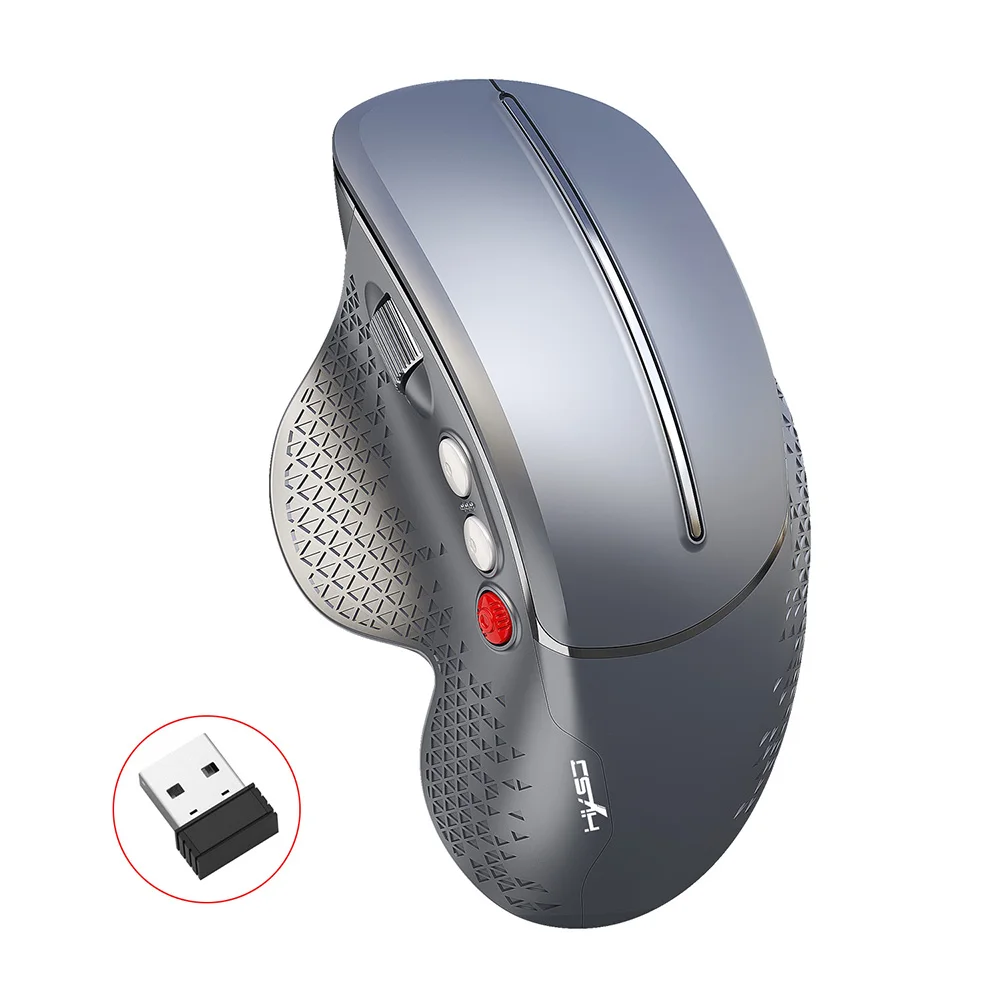 HXSJ T32 2.4 GHz Vertikalus Belaidžio Išjungti Pelės 6 Klavišus 3600DPI Pelių Profesinės Wireless Gaming Mouse for PC Nešiojamas kompiuteris 3