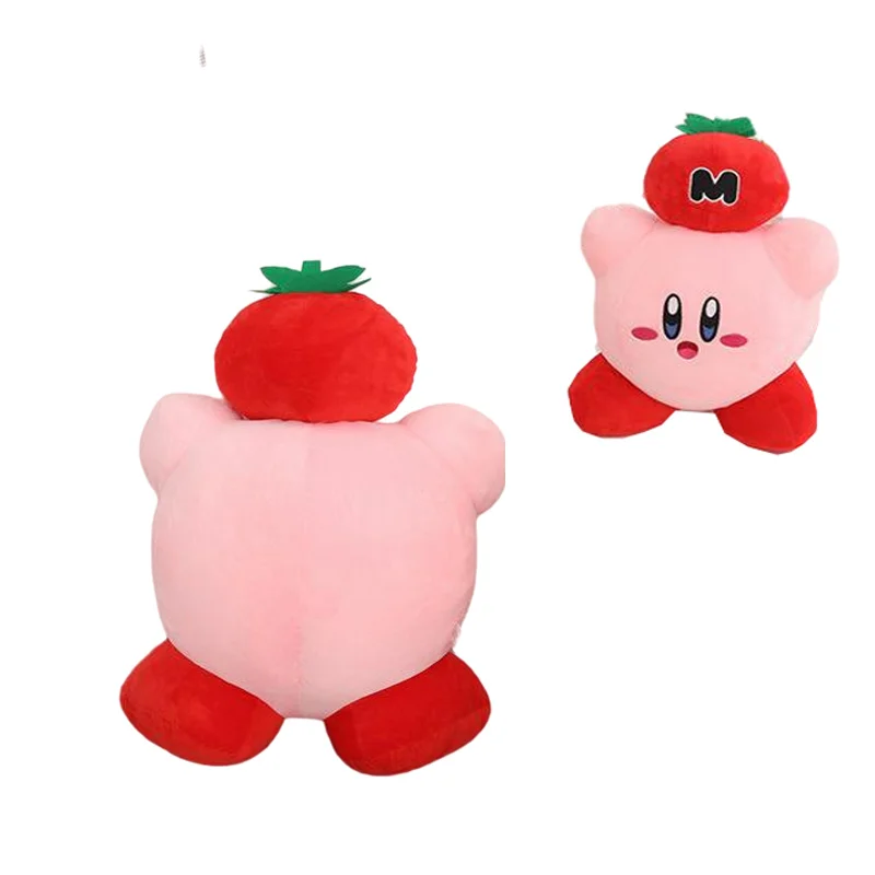 Pomidorų Kirby Mielas Pliušinis Įdaryti Anime Gimtadienio Girly Širdies Cute Lėlės Galvą, Dovanos, Žaislai 3