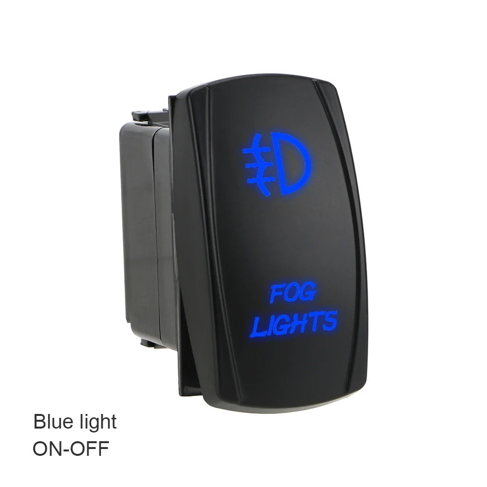 LEEPEE LED Svirtinis Jungiklis Apšviestas įjungimo / IŠJUNGIMO 5 Pin Automobilio prietaisų Skydelio Mygtuką Jungtis Rūko žibintų Jungiklis Automobilių Modifikacijos 3