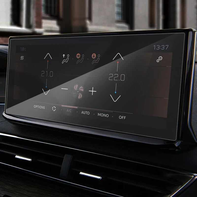 Automobilio Stilius Už Peugeot 3008 2021-Dabartinė GPS Navigacijos Ekrano Plėvelė prietaisų Skydelio Ekranu Kino Interjero Lipdukas Priedų 4
