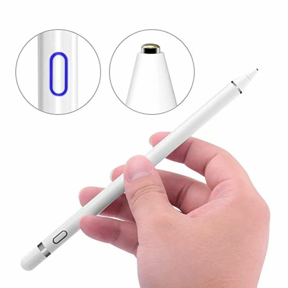 Universalus Jutiklinio Ekrano Rašikliu, Capacitive Stylus for Apple iPad Tabletę Smart Pen Stylus Pieštuku Telefonas, Touch Pen IOS/Android Sistema 4