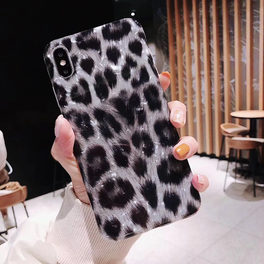 Prabanga Korpuso modelis, Seksualus, Leopardas spausdinimui Panther Telefono dėklas Skirtas iPhone 12 mini 11 Pro XR XS Max X 8 7 Plius SE2 Silicio Minkštas Viršelis 4