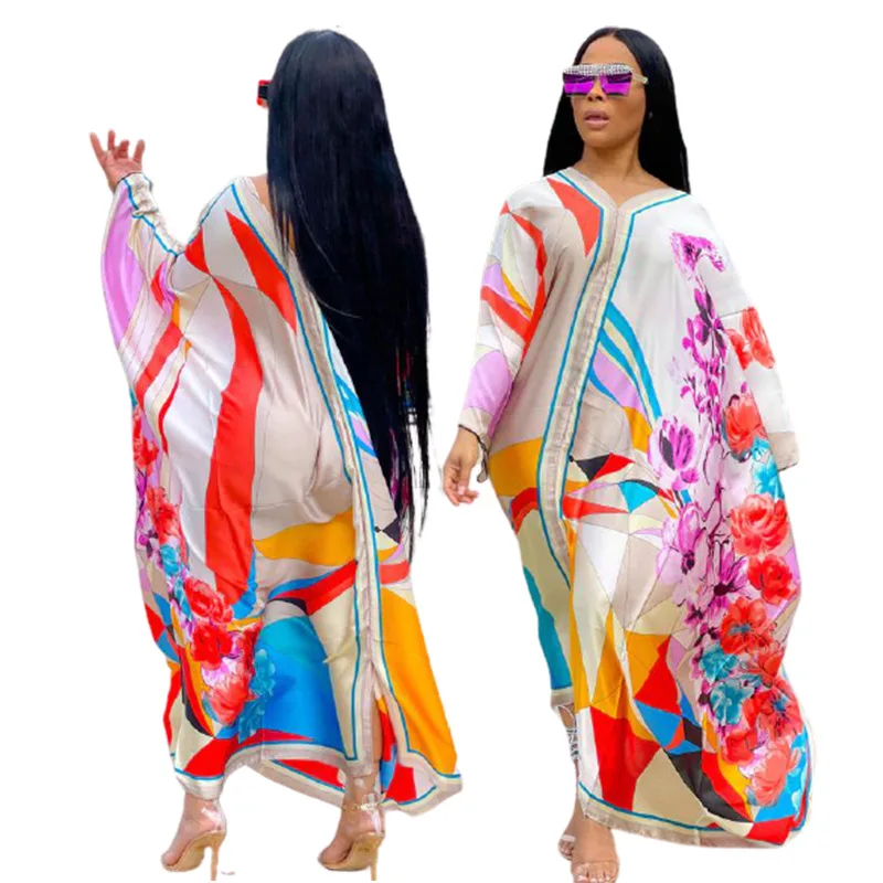 Plus Size Derliaus Suknelės Moterims Atsitiktinis Palaidų Maxi Ilga Suknelė 2021 M. Vasaros Paplūdimio Moteris Suknelė Elegantiškas Drabužius Sundress 4