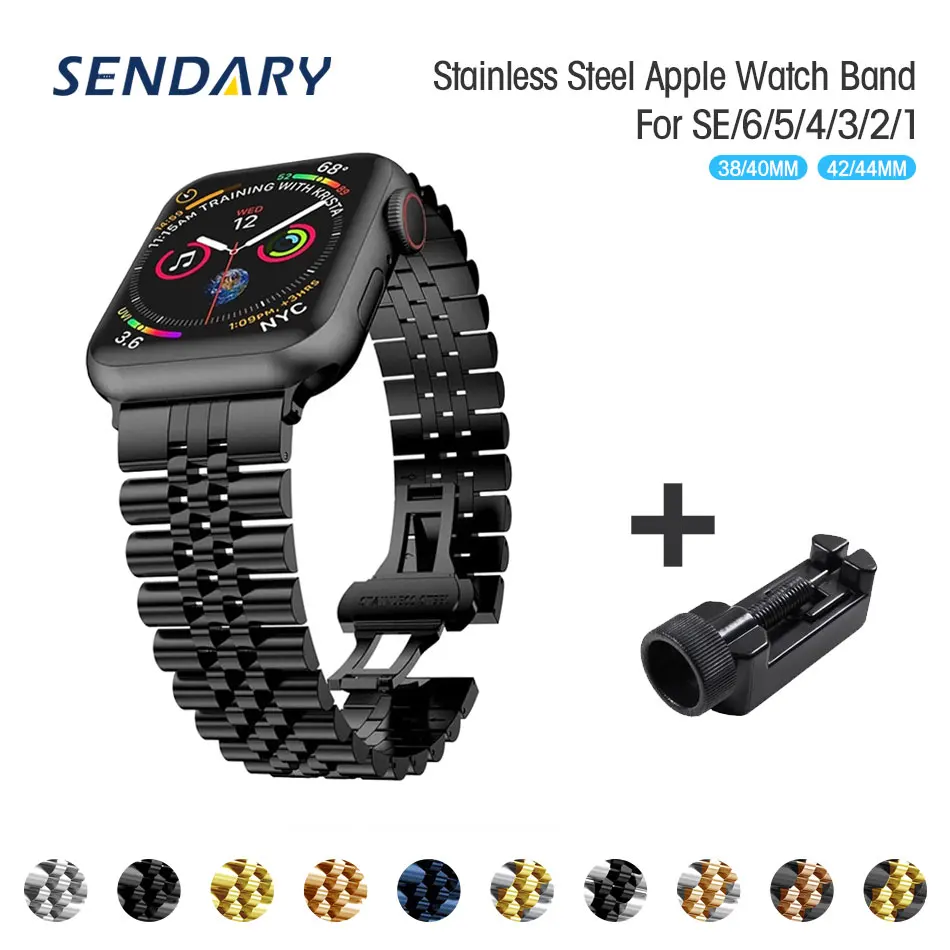 Juosta, Diržu, Apple Watch SE 6/5/4 40MM 44MM Metalo, Nerūdijančio Plieno, Watchband Linijos Apyrankė iWatch Serijos 1/2/3 38MM 42MM 4