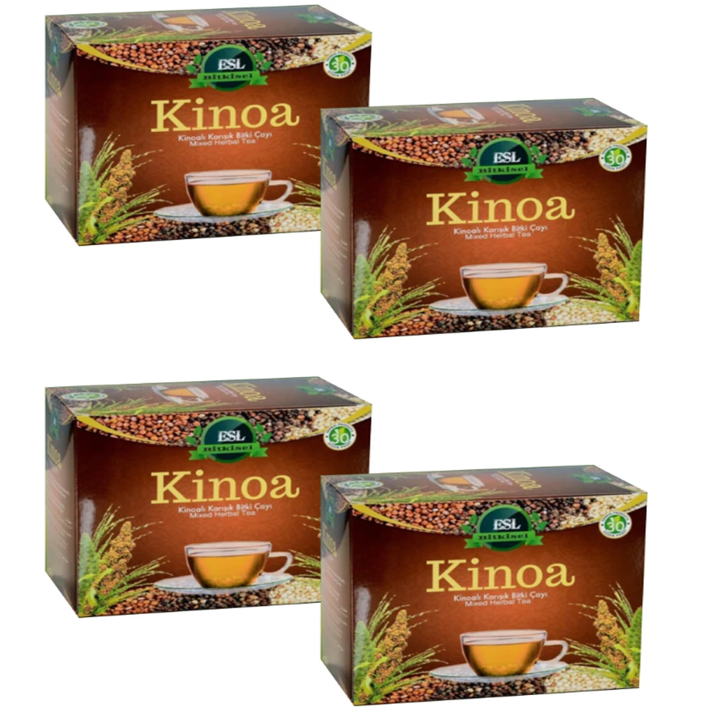 Quinoa Kinoa Quinoa Kinoa Quinua Andenhirse Лебеда sumaišytų žolelių arbata 1 langelis = 30 vienetų x 1,5 g maišelis / daug Baltymų, maistinių medžiagų 4
