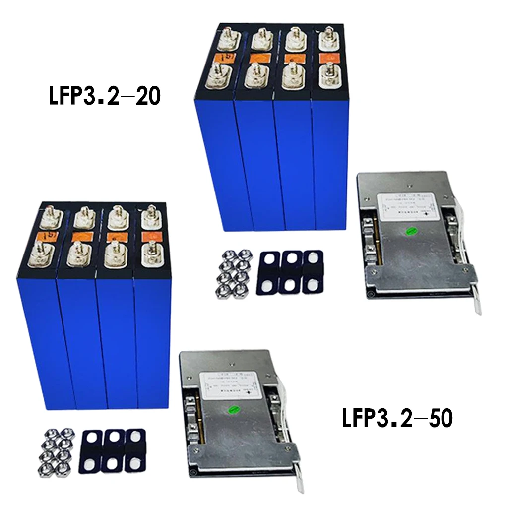 Saulės Elementų Ličio Geležies Fosfato 3.2 V LiFePO4 Baterija ( 1 vnt）, Lengvas, Baterija RV Motociklo EV 4