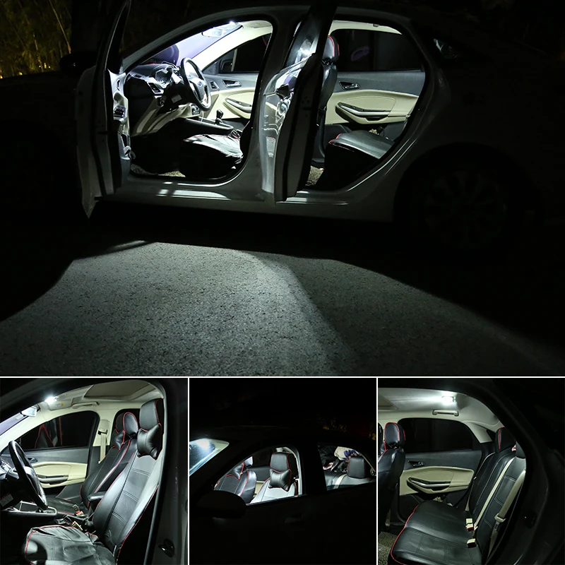 Už 2008-2011 Mercedes CLC CL203 AMG 13pcs Balta Canbus Klaidų, LED Interjero Šviesos Rinkinys Žemėlapis Dome Lempa Automobilių Reikmenys 4