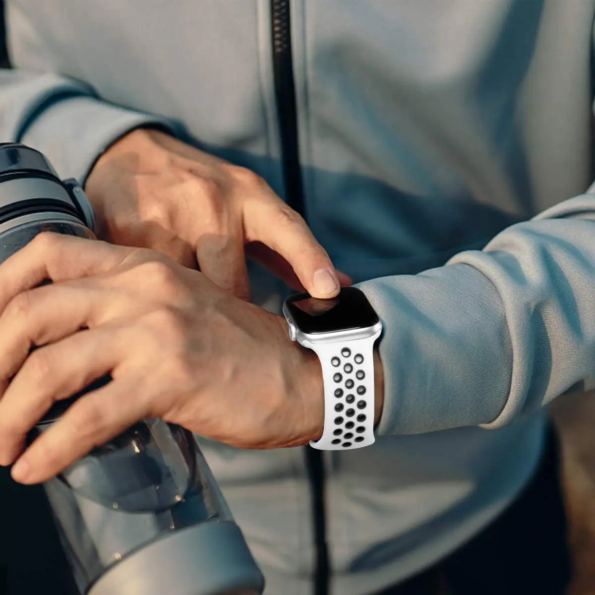 Dirželis apple watch band 42mm 44mm iwatch juosta 38mm 40mm smartwatch silikono watchband apyrankę correa 